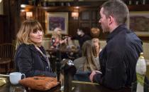 <p>There's trouble for him at The Woolpack.</p>