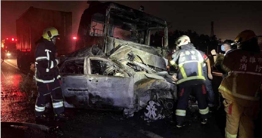 國道1號7日發生火燒車事故，導致25歲江姓女駕駛命喪火窟，當場燒成焦屍。（圖／報系資料照）