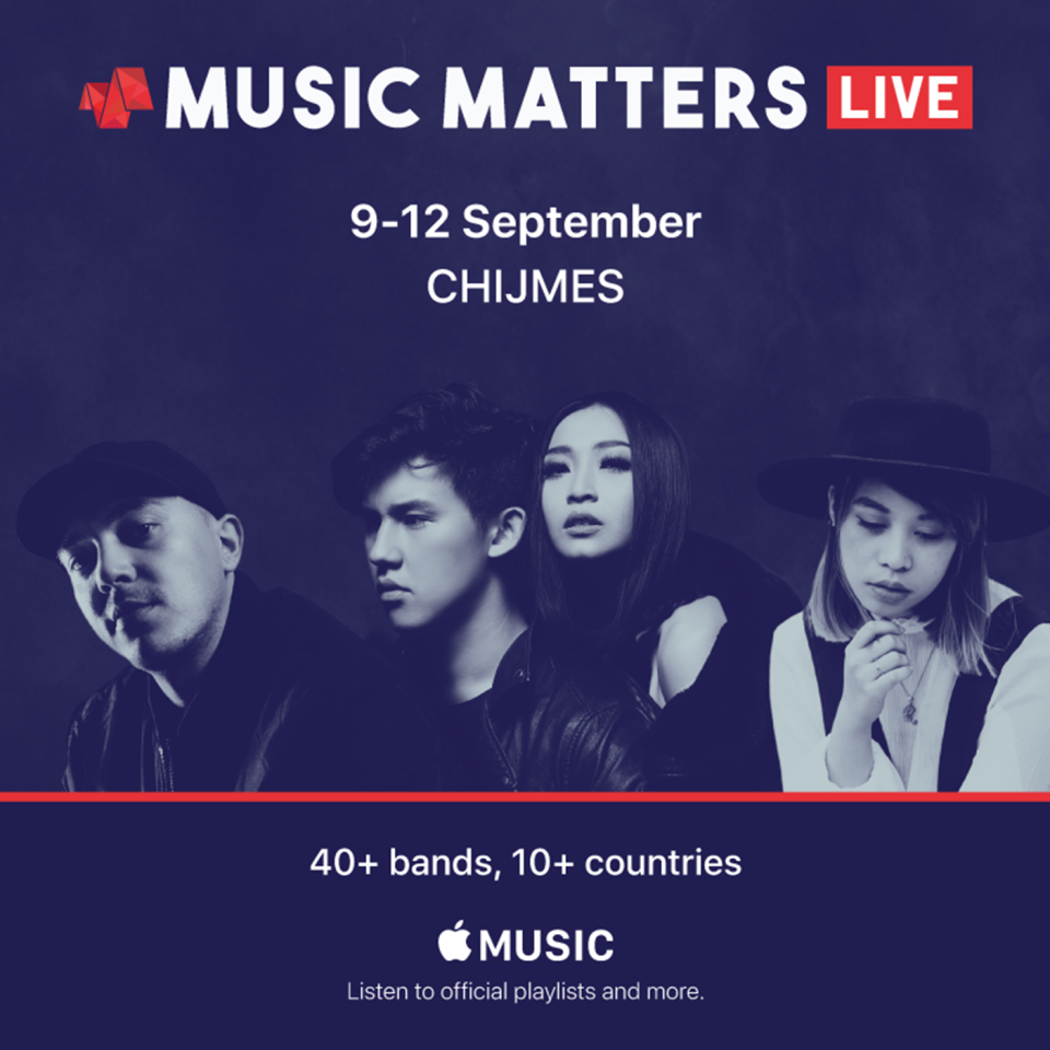 Music Matters Live takes place from 9 to 12 September at CHIJMES. (Photo: Music Matters Live)