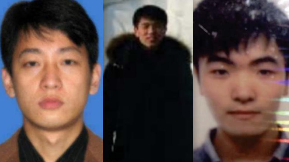 Park Jin Hyok, Jon Chang Hyok and Kim Il. (FBI)