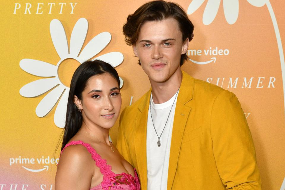 NEW YORK, NEW YORK - JUNE 14: Christopher Briney and guest attend the New York City premiere of the Prime Video series "The Summer I Turned Pretty" on June 14, 2022 in New York City. (Photo by Craig Barritt/Getty Images for Prime Video)