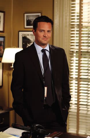 <p>ALAMAY</p> Matthew Perry in 'The West Wing.'
