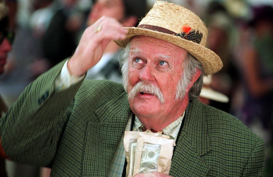 M. Emmet Walsh is seen in a scene from the 2005 film "Racing Stripes."