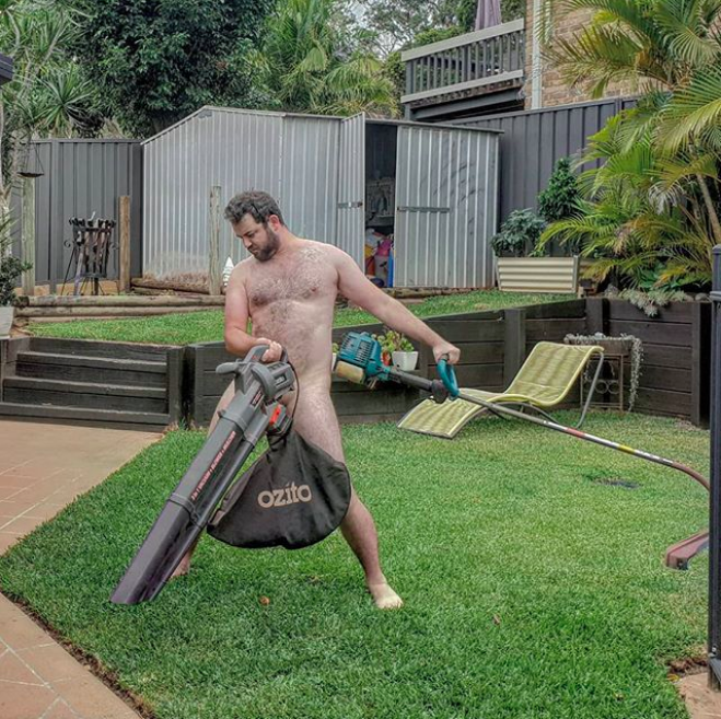 Aussies celebrate Naked Gardening Day