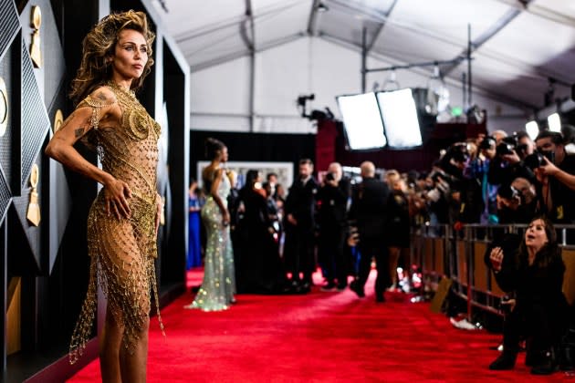 Singer trolled for not wearing bra on red carpet - but she had