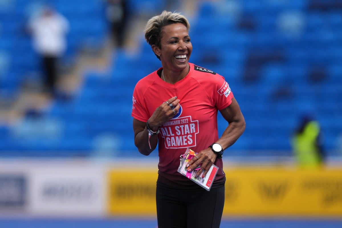 Dame Kelly Holmes won gold at the Athens Olympics in 2004 in both the 800 and 1500 metres. (PA)