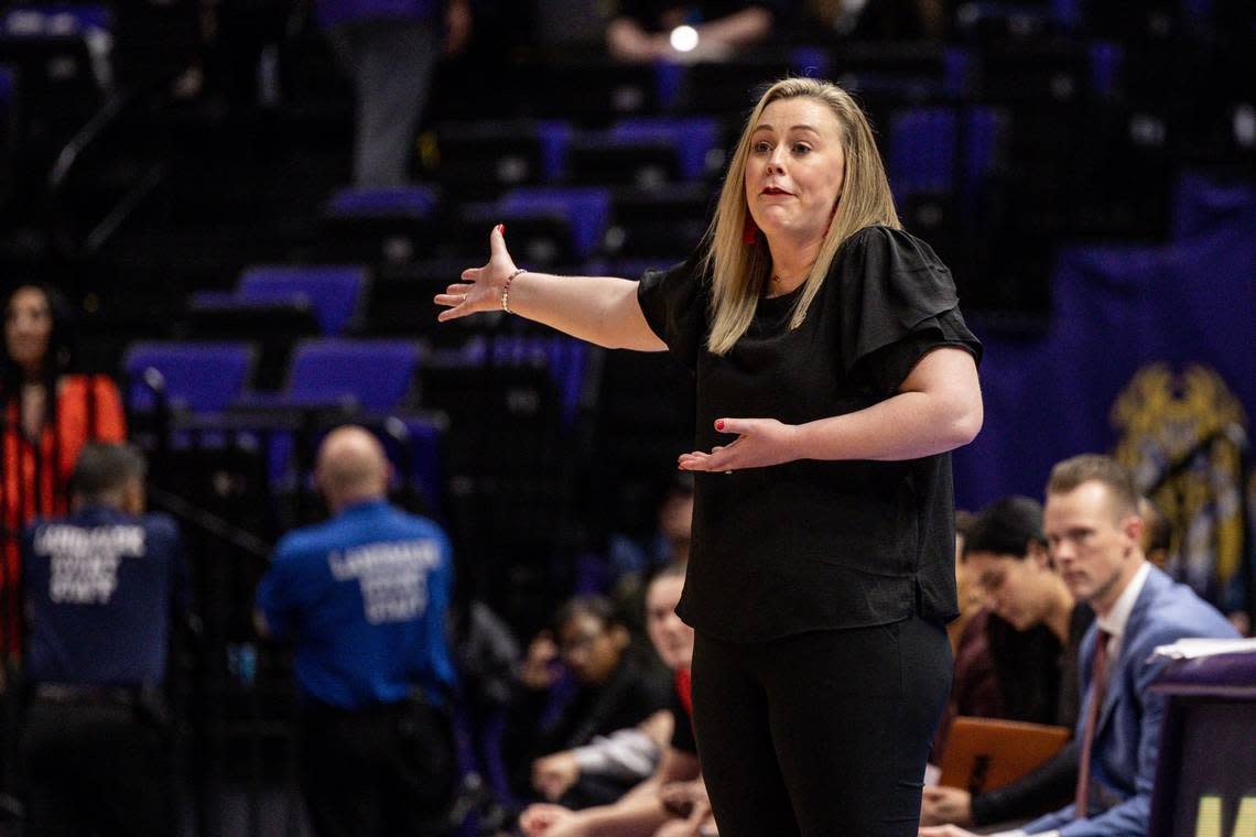 UNLV head coach Lindy La Rocque was previously a player and assistant coach at Stanford under Tara VanDerveer, college basketball’s all-time winningest coach. Stephen Lew/USA TODAY NETWORK