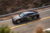 <p>As with the Porsche Cayenne E-Hybrid SUVs, the Panamera 4 E-Hybrid's sportiness is unquestionable. With a combined 455 horsepower out of the gate, the <a href="https://www.caranddriver.com/reviews/a15098587/2018-porsche-panamera-4-e-hybrid-plug-in-first-drive-review/" rel="nofollow noopener" target="_blank" data-ylk="slk:Panamera 4 E-Hybrid;elm:context_link;itc:0;sec:content-canvas" class="link ">Panamera 4 E-Hybrid</a> accelerates briskly, and its low center of gravity and wonderfully tactile steering make it a joy to drive. Need more power, though? Then Porsche's got you covered. Opt for the Panamera 4S E-Hybrid, and this four-door Porsche produces a cool 552 horses. The <a href="https://www.caranddriver.com/porsche/panamera-turbo-turbo-s" rel="nofollow noopener" target="_blank" data-ylk="slk:Porsche Panamera Turbo S E-Hybrid;elm:context_link;itc:0;sec:content-canvas" class="link ">Porsche Panamera Turbo S E-Hybrid</a>, meanwhile, turns things up a notch courtesy of its peak output of 690 horsepower. Even better, Porsche offers all three of these hybrid options in both the Panamera's fastback and wagon (or Sport Turismo) body styles.<br></p><ul><li>Base price: $110,450</li><li>EPA-rated electric driving range: 19 miles</li></ul><p><a class="link " href="https://www.caranddriver.com/porsche/panamera/" rel="nofollow noopener" target="_blank" data-ylk="slk:MORE ABOUT THE PORSCHE PANAMERA E-HYBRID;elm:context_link;itc:0;sec:content-canvas">MORE ABOUT THE PORSCHE PANAMERA E-HYBRID</a></p>