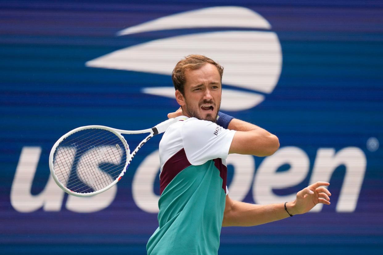 Daniil Medvedev at the 2023 US Open.