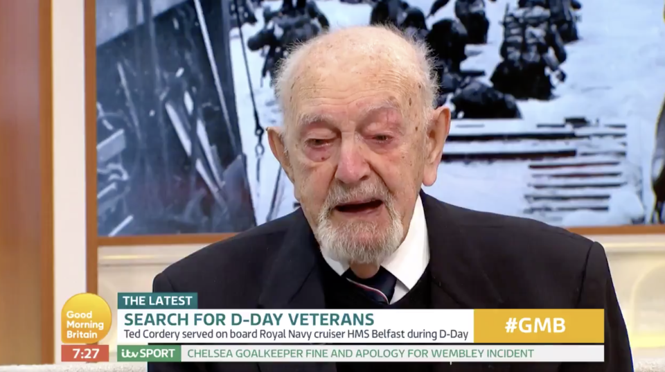 D-Day veteran Ted Cordery