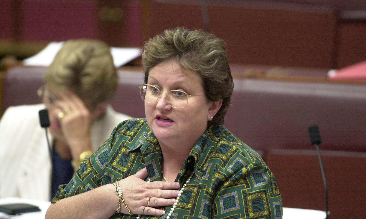 <span>Amanda Vanstone says of female participation in politics: ‘I think the trick to fix it is not to put more average women in, but to put in fewer average men.’</span><span>Photograph: Peter West/AUSPIC Collection</span>