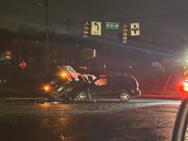 Crash at Myatt Drive & Old Hickory Boulevard