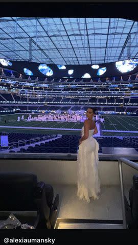 Kyle Richards Instagram Kyle's daughter Alexia poses at the party at the SoFi Stadium in LA