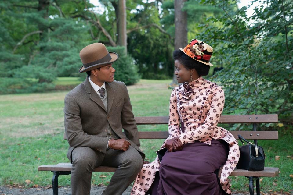 Sullivan Thomas and Denée Benton in "The Gilded Age."