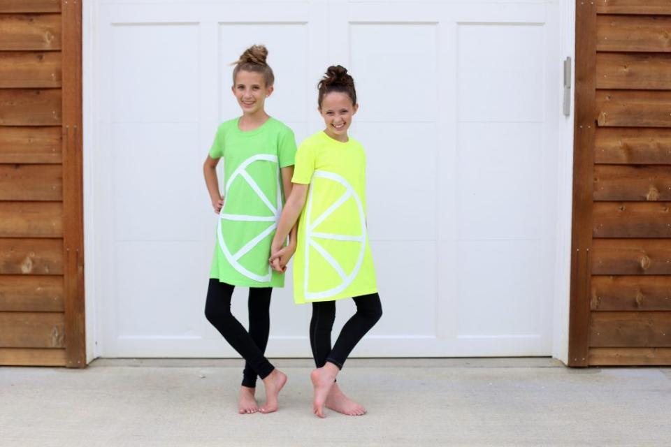 Lemon-Lime Sister Halloween Costumes