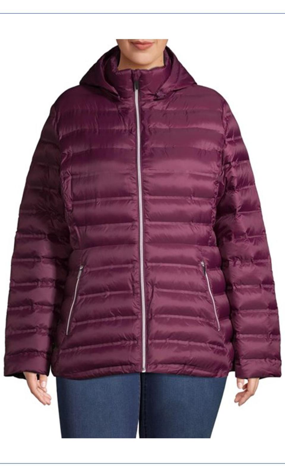 Bubble Packable Puffer Jacket with Hood