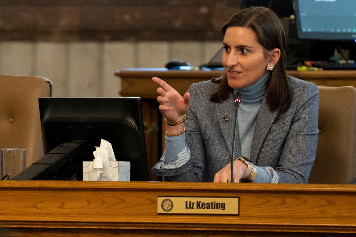 Cincinnati City Councilwoman Liz Keating is the only Republican running for council. Ohio might be a red state, but a survey of the councils from Ohio's seven largest cities shows she's one of the few Republican council members left in an urban area.