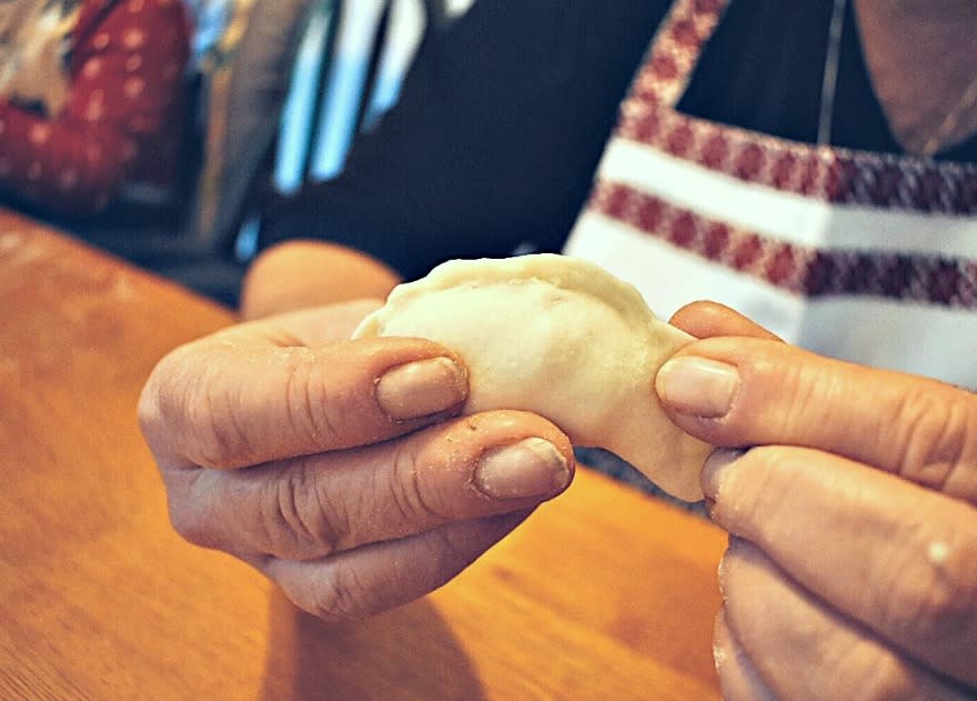 Anna Sakawsky, a fourth-generation Ukrainian Canadian, says she grew up eating foods like borscht and pierogi, prepared by her great-grandmother. (Photo: Anna Sakawsky)