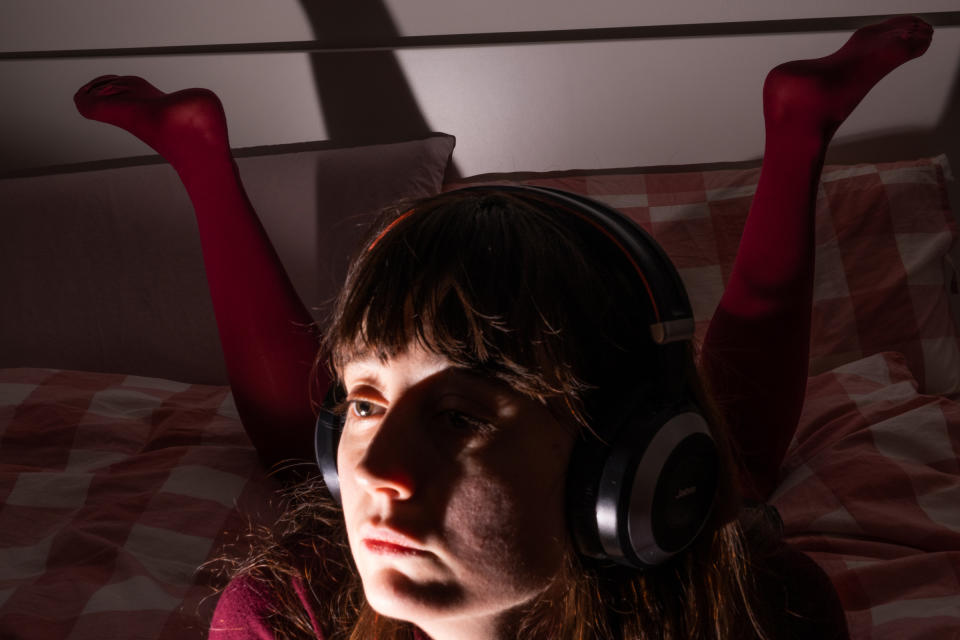 5:44 P.M. Listening to music | Lucia Buricelli for TIME