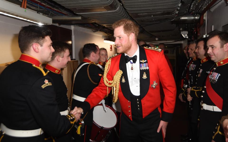 The Duke of Sussex attends his final function as Captain-General of the Royal Marines - Eddie Mulholland