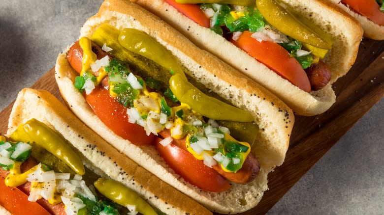 Chicago hot dogs