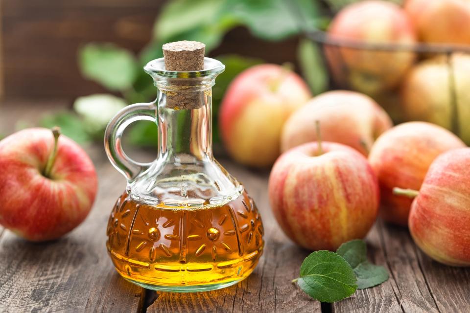 Apple cider vinegar is fermented juice that comes from apples has an active ingredient that experts say may marginally help with weight loss, and the product has some other health benefits, too