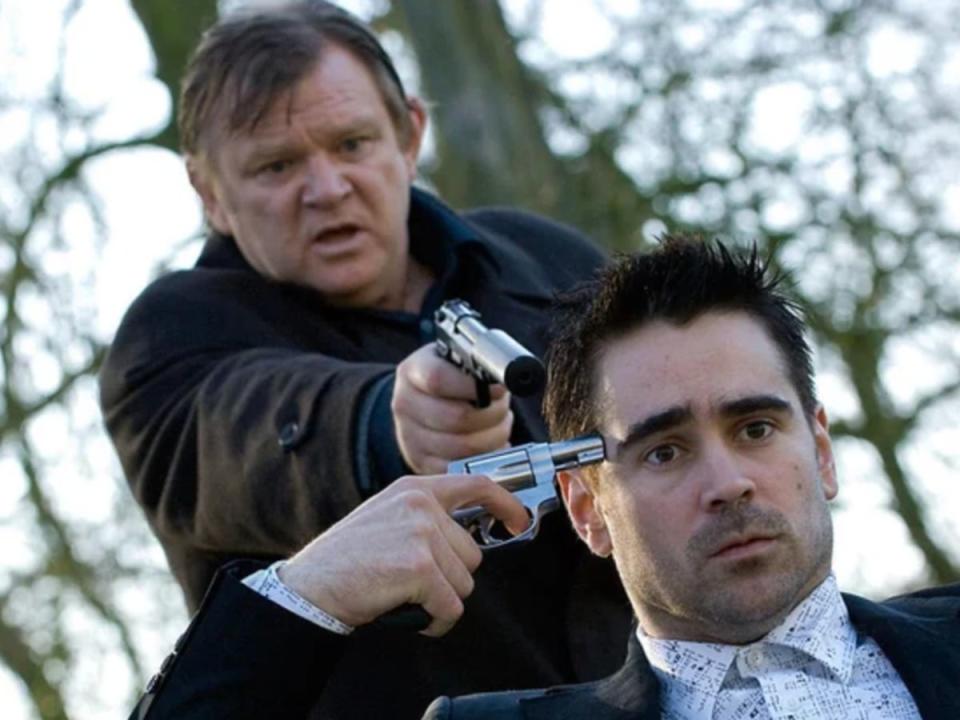 Brendan Gleeson and Colin Farrell in Michael McDonagh’s ‘in Bruges’ (Netflix)