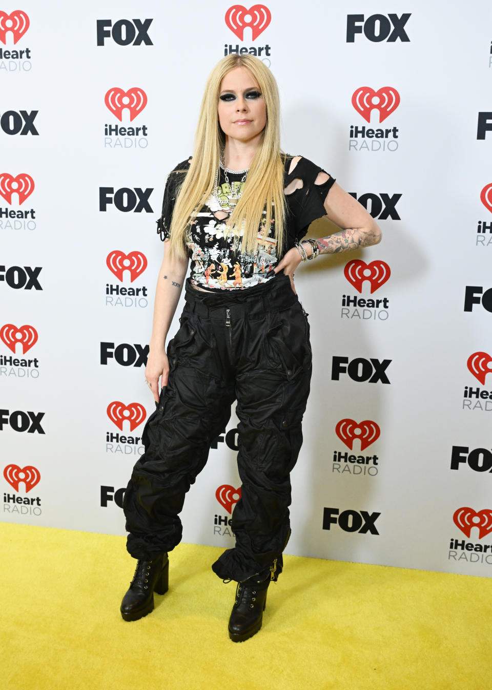 Avril Lavigne at the 2024 iHeartRadio Music Awards. (Image via Getty Images)