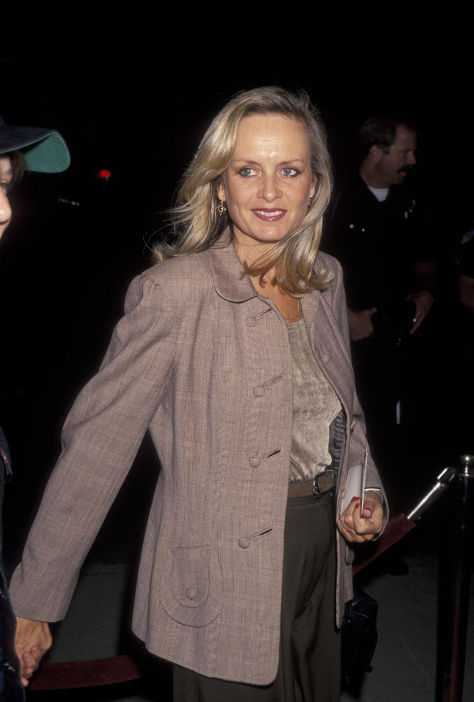 The model during the world premiere of "The Remains of the Day" at the Academy of Motion Picture Arts &amp; Sciences in Beverly Hills, California.