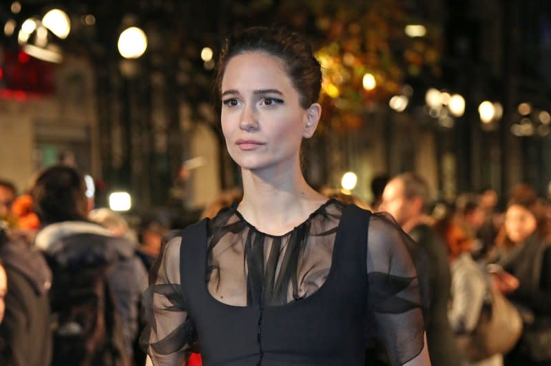 Katherine Waterston attends the Paris premiere of "Fantastic Beasts: The Crimes of Grindelwald" in 2018. File Photo by David Silpa/UPI.