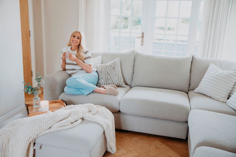 Stacey Solomon launches exclusive sofa collection with ScS