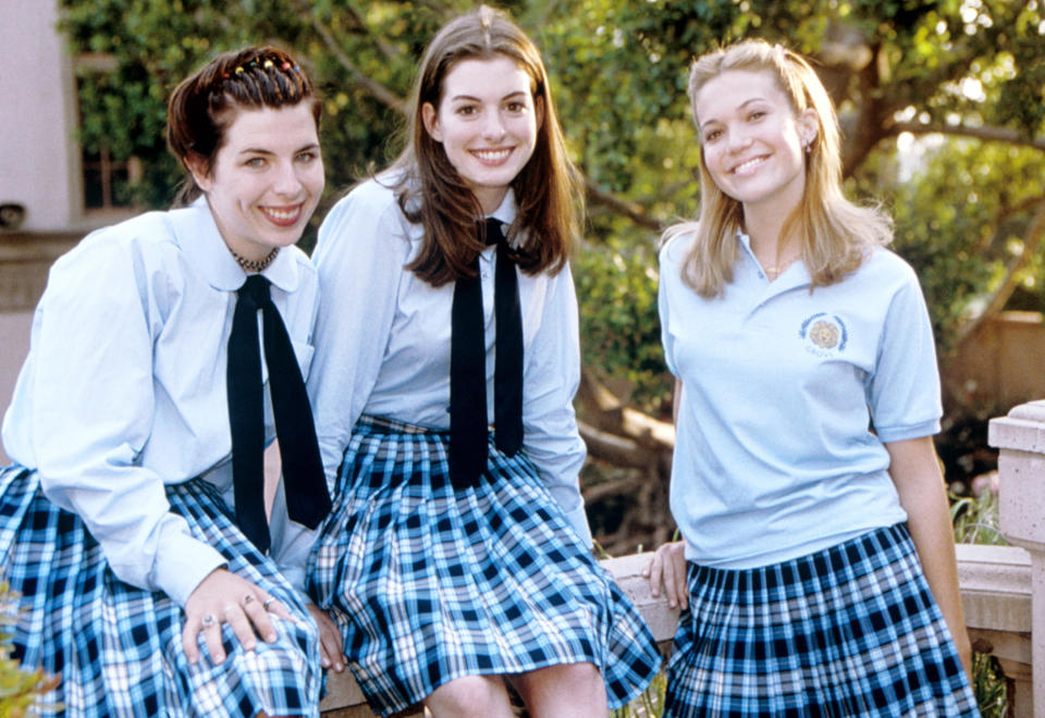 Lily, Mia, and another student from "The Princess Diaries"