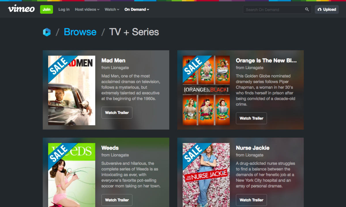 Vimeos on-demand TV store is now available in 150 countries