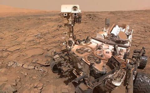Nasa's Curiosity rover has found evidence of ancient lakes and rivers  - Credit: Nasa 