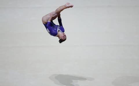 Greek gymnast Argyro Afrati competing in Glasgow this month. Even the best athletes will rest when they are fatigued, says Born Barikor - Credit: REUTERS/PETER CZIBORRA