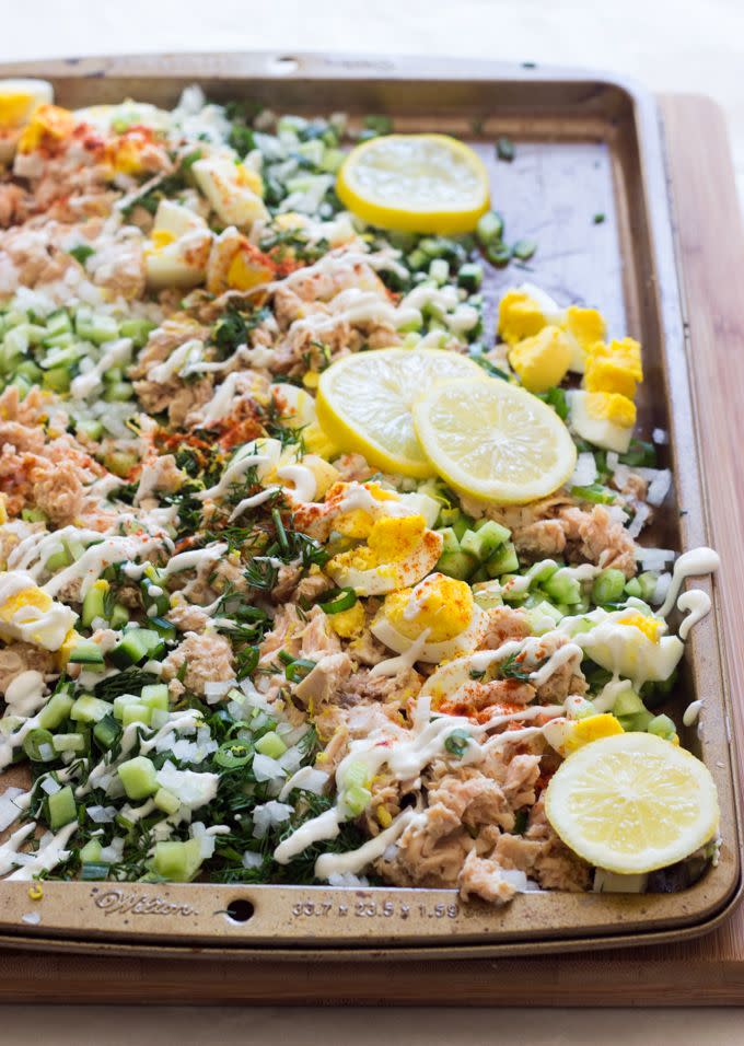 Salmon and Egg Salad