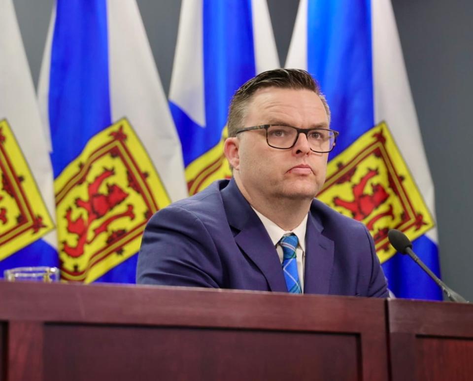 MLA Brendan Maguire announced Thursday he was leaving the Liberal Party after 10 years to sit as a member of the Progressive Conservative caucus and come Nova Scotia's new community services minister.