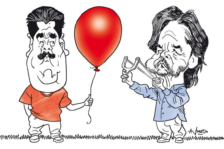 Nicolás Maduro y Luis Lacalle Pou