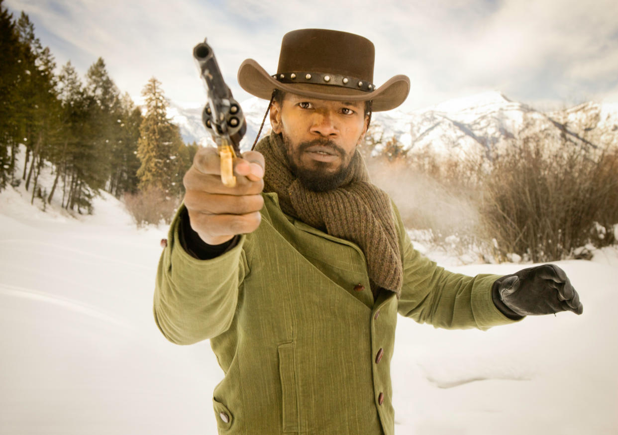 DJANGO UNCHAINED, Jamie Foxx, 2012. ph: Andrew Cooper/©Weinstein Company/Courtesy Everett Collection