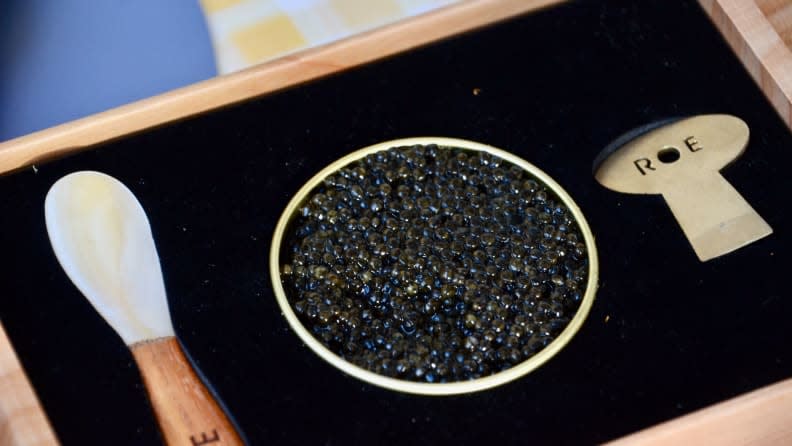 Roe caviar delivers top quality white sturgeon caviar across the country.