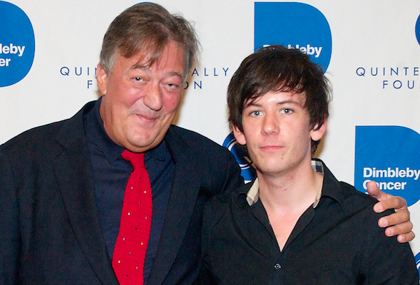 Stephen Fry and Elliot Spencer