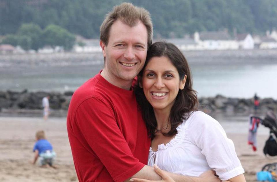 Richard Ratcliffe and Nazanin Zaghari-Ratcliffe before they were separated by her imprisonment in Iran