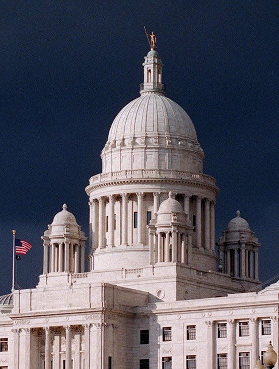 The Rhode Island State House.