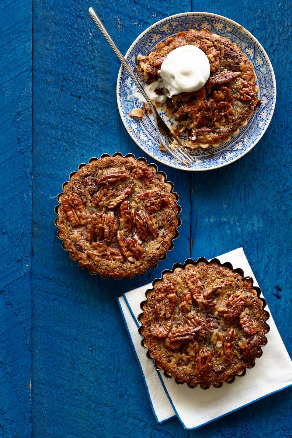 Mini German Chocolate Brownie Pecan Tarts