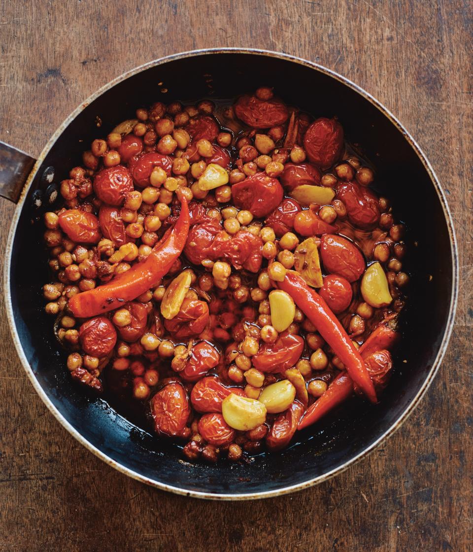 Confit Tandoori Chickpeas