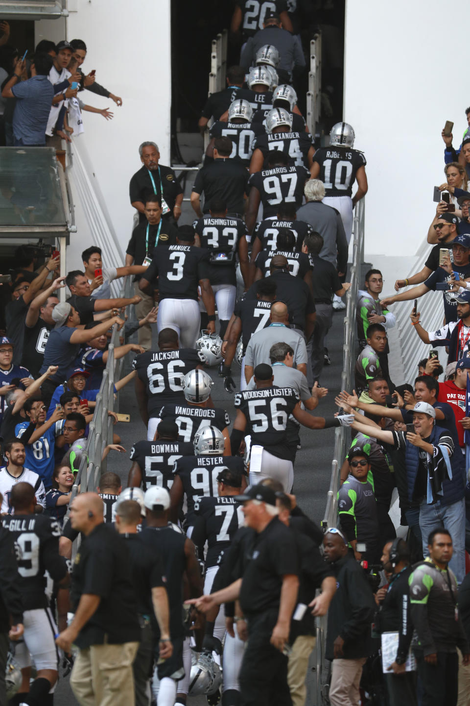 Raiders contra Patriots en la Ciudad de México