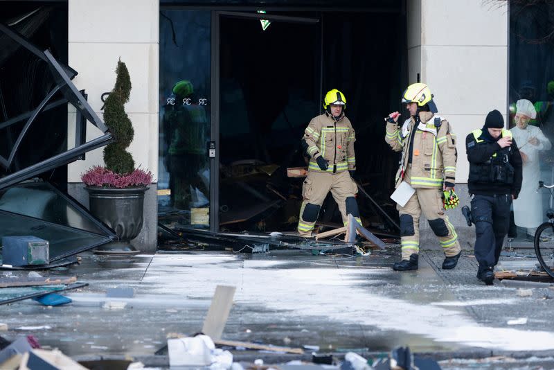 Aquarium accident at a hotel in Berlin