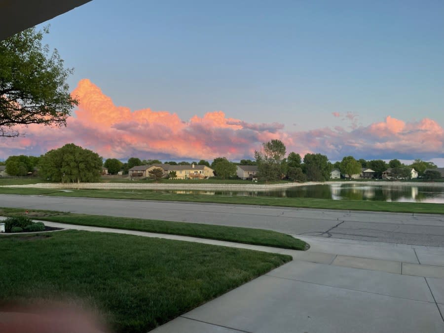 Wichita sunset on April 28, 2024 (Courtesy: Angela Coyle)
