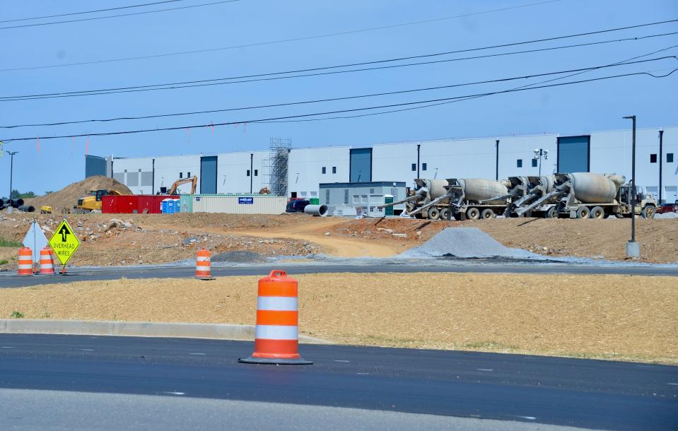 Some community members have expressed concerns about plans to build an elementary school in front of the Washington County Public Schools headquarters along Downsville Pike, with a large warehouse being built across the street.