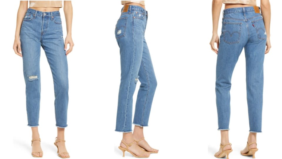 Levi's Wedgie Icon Fit High Waist Nonstretch Straight Leg Jeans - Nordstrom, $59 (originally $98)